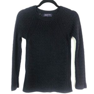 Chain Knitted Cotton Sweater | Jones NY | Small